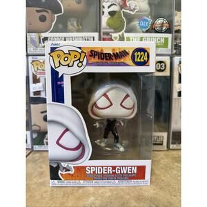 Funko Pop Spider-Man Across the Spider-Verse Spider-Gwen 1224 FIgure w/Protector